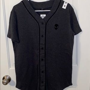 EMPYRE Gray Baseball Tee NWT